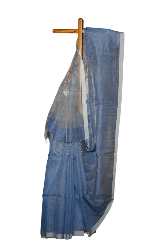 Jute Muslin Silk Saree