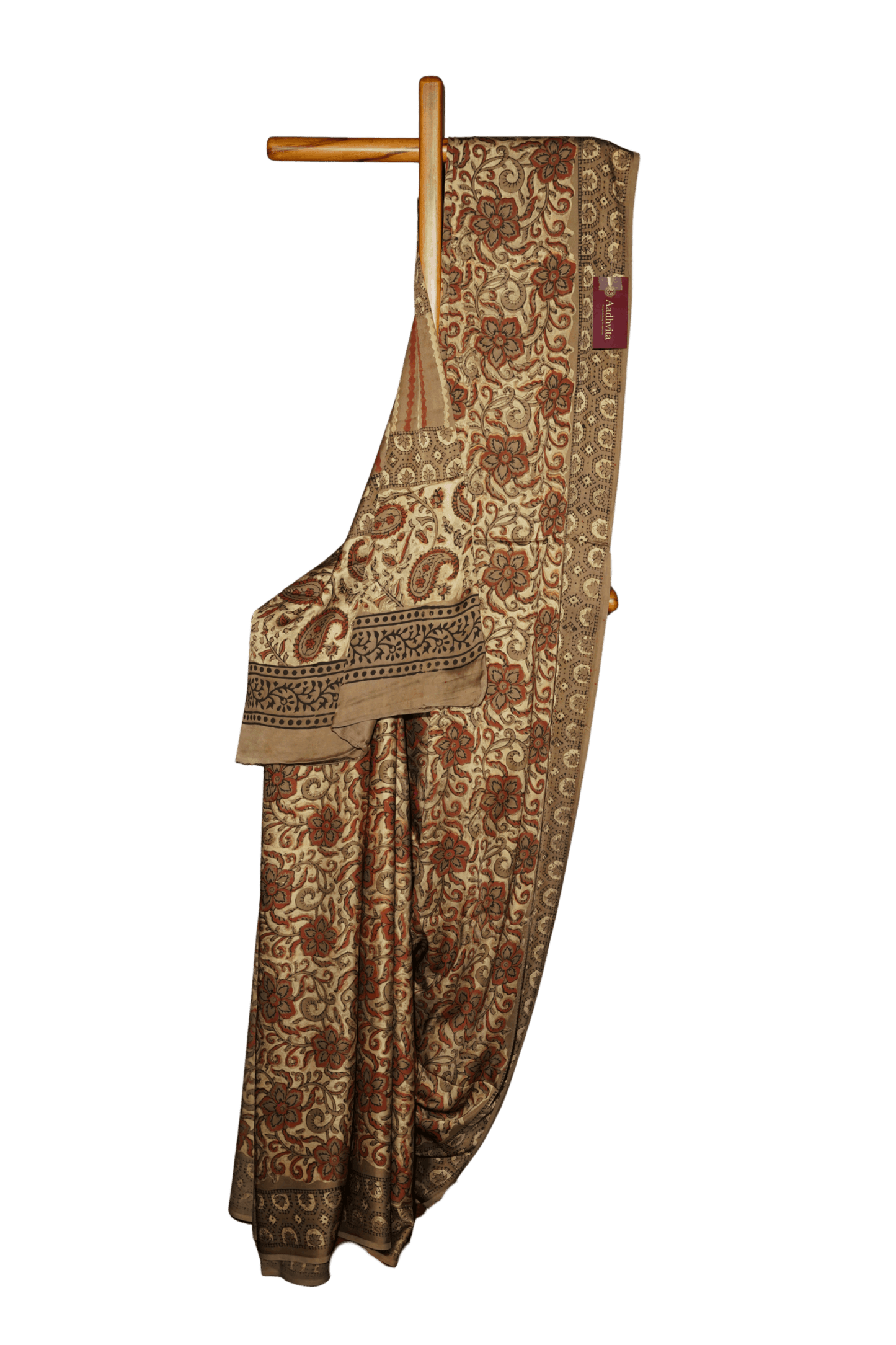 Modal Silk Ajrakh Saree