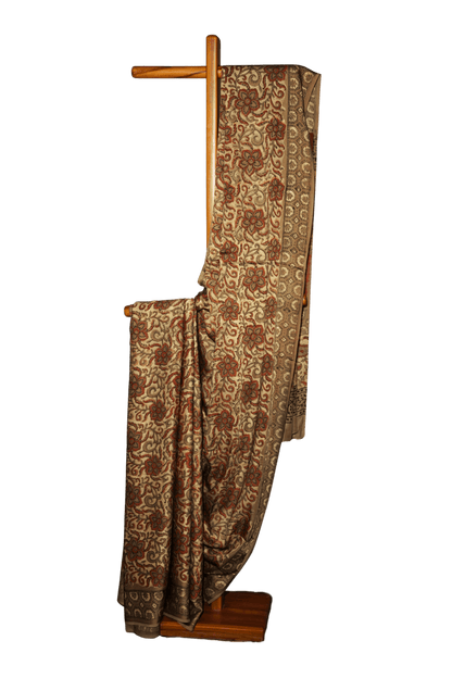 Modal Silk Ajrakh Saree