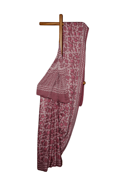 Modal Silk Ajrakh Saree