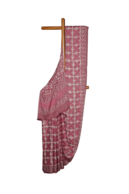 Modal Silk Ajrakh Saree