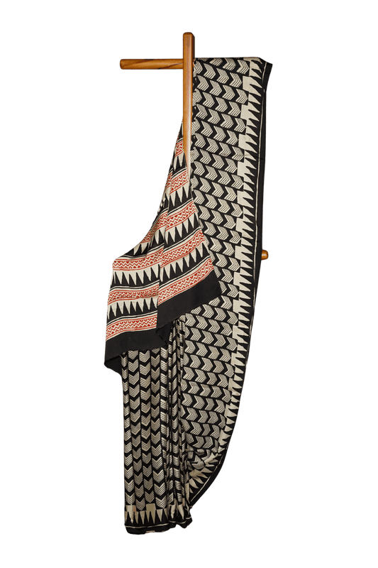 Modal Silk Ajrak Sarees