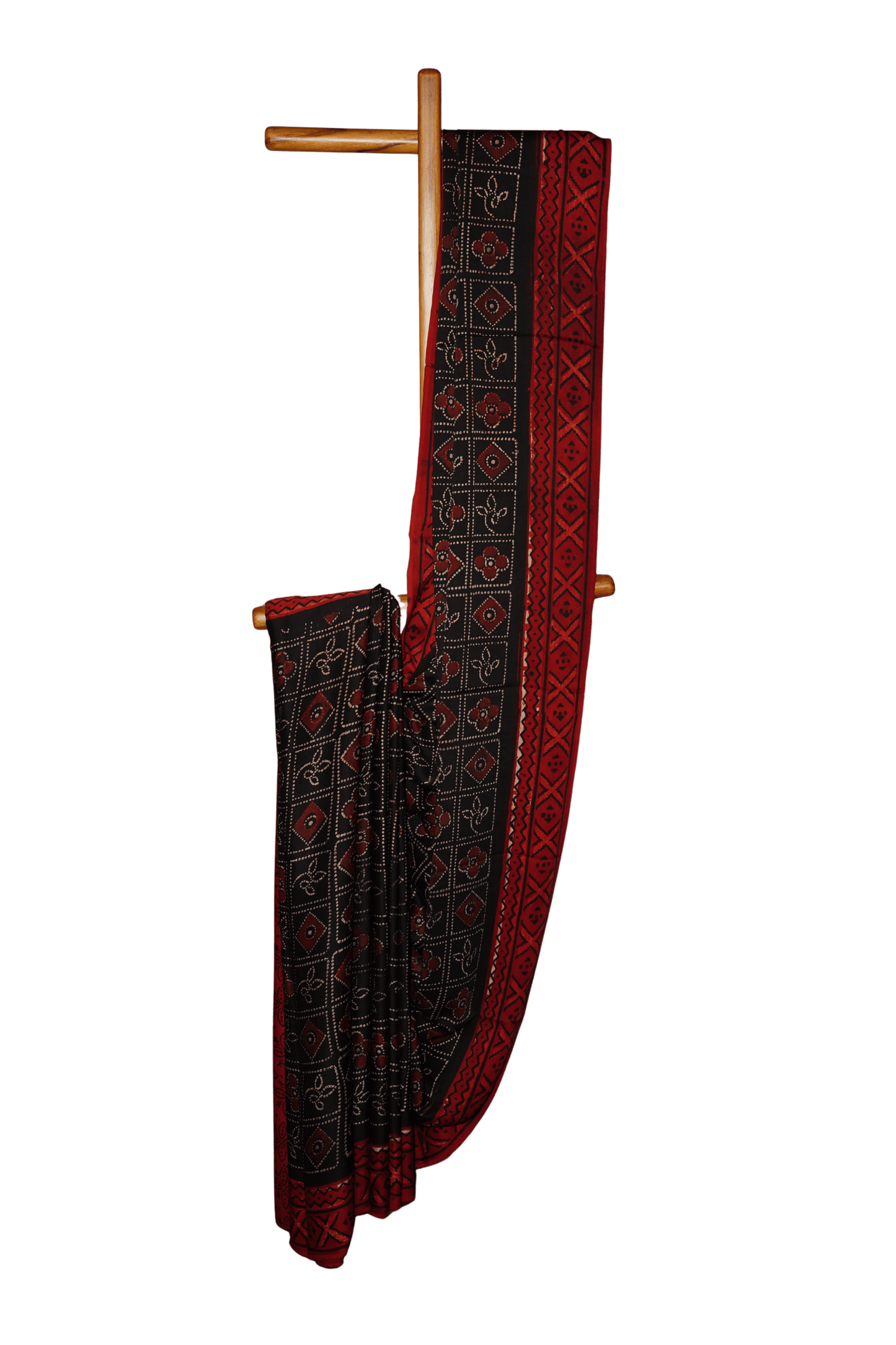 Modal Silk Ajrakh Saree