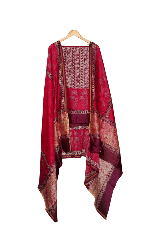 Chanderi Silk Suit