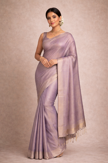 Linen Zari Saree