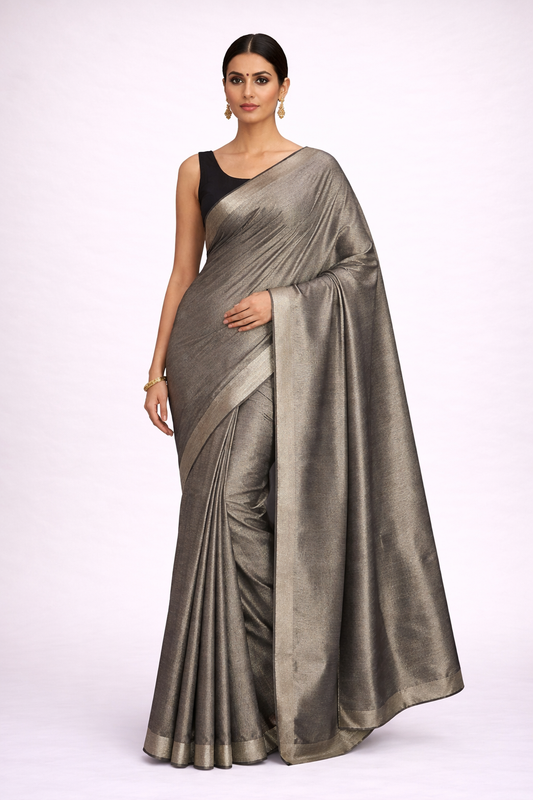 Crushed Tissue Saree