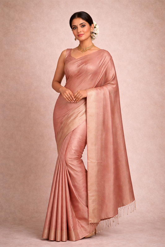 Crushed Tissue Saree