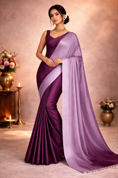 Satin Silk Saree