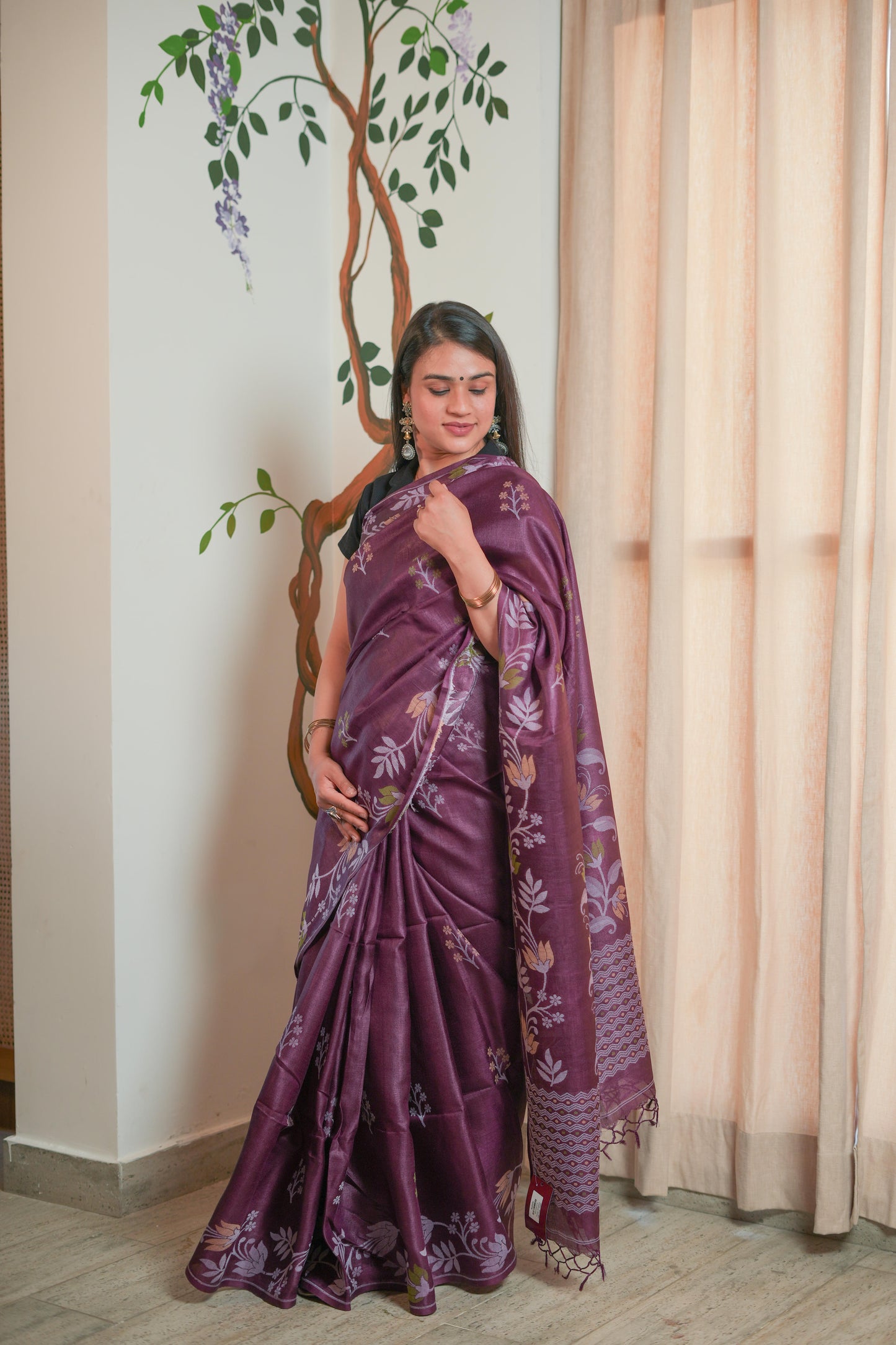 Tussar Silk Saree