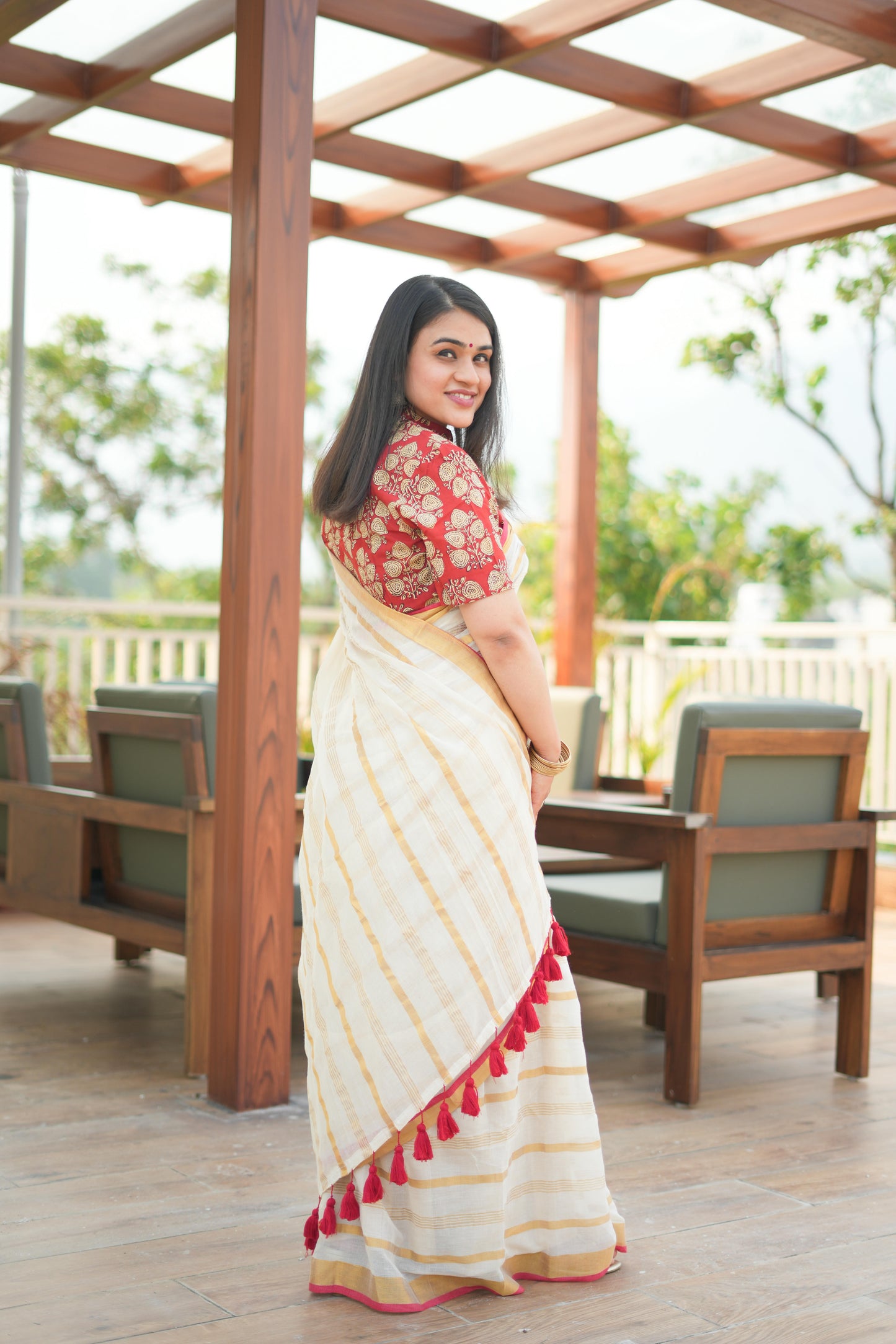 Mul Cotton Saree