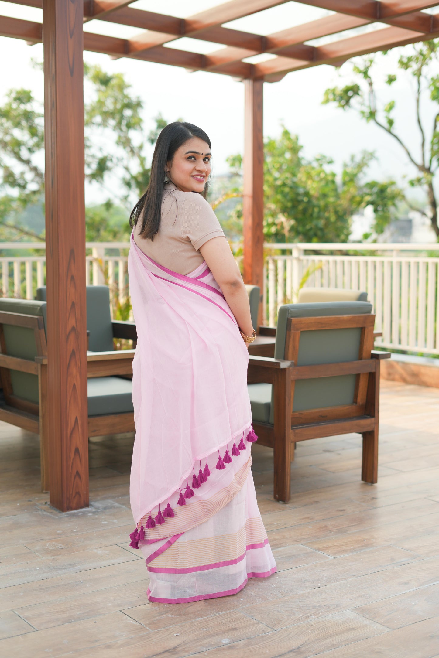Mul Cotton Saree